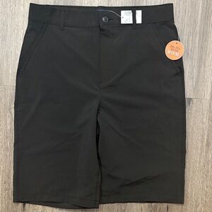 New Boys Uniform DriFit Black Shorts from The Children's Place